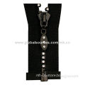 5# Diamond Zipper with Fabric Tape, Open End, Slider/Teeth with Diamond